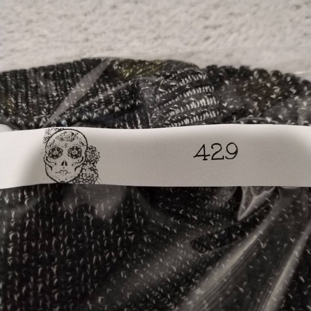 Reiss Jumper Mens XS Tiger Grey Chunky Tight Knit Contrasting Trim Crew Heavy - Picture 13 of 13